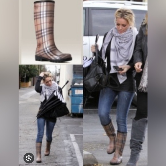 Authentic Burberry Rubber Rain boots - Picture 8 of 10